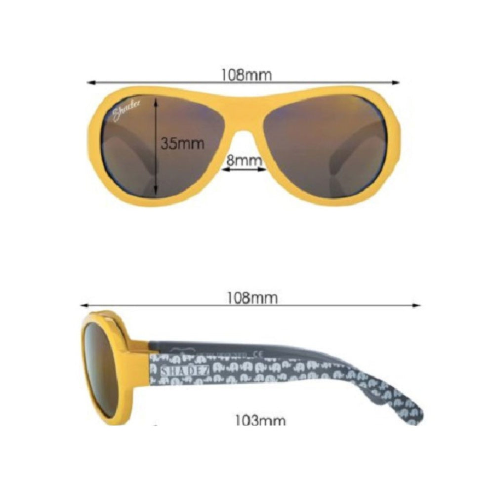 Shadez Solbriller - Classic Yellow Elephant