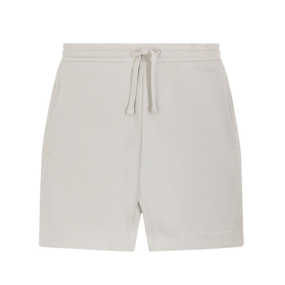 Lyle & Scott - Shorts Sweat Script Embroidered Cove - Guttelus.no