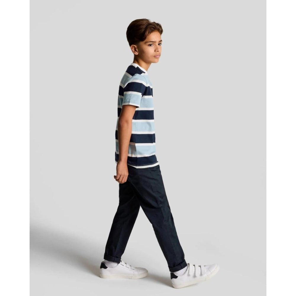 Lyle & Scott - Bukse Chino Dark Navy - Guttelus