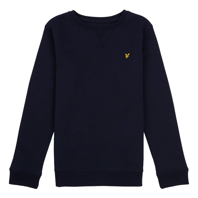 Lyle & Scott - Genser Classic Crew Neck Navy Blazer - Guttelus.no