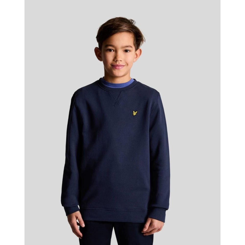 Lyle & Scott - Genser Crew Neck Navy - Guttelus
