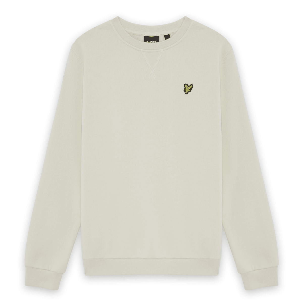 Lyle & Scott - Genser Crew Neck Putty - Guttelus.no