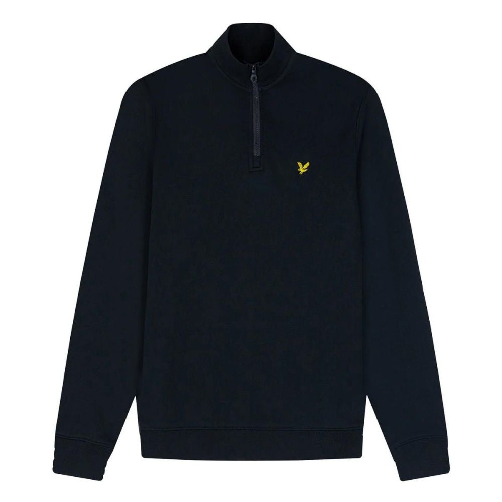 Lyle & Scott - Genser Quarter Zip Pullover Dark Navy - Guttelus