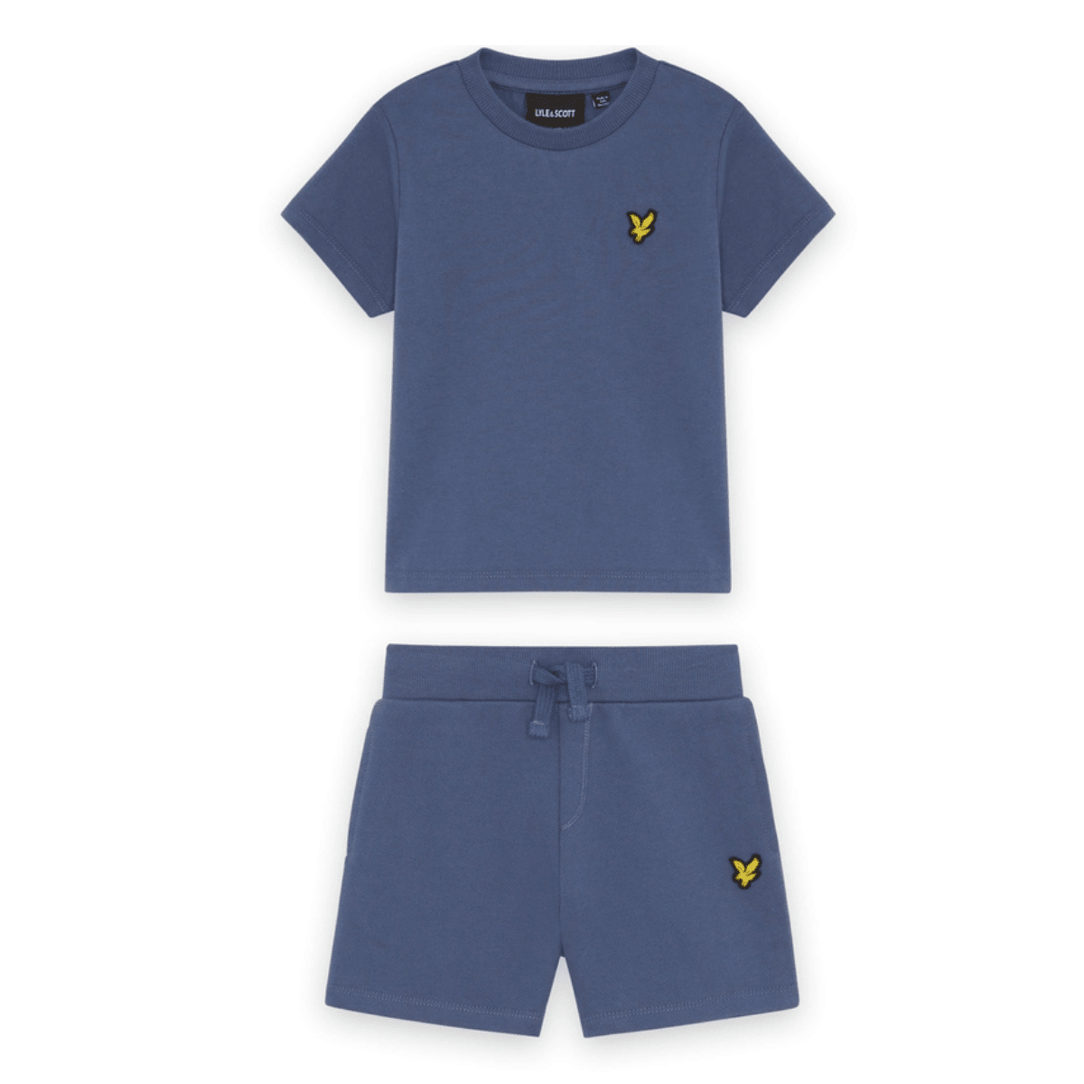 Lyle & Scott - Sett T-skjorte & Shorts Dark Cornflower - Guttelus.no