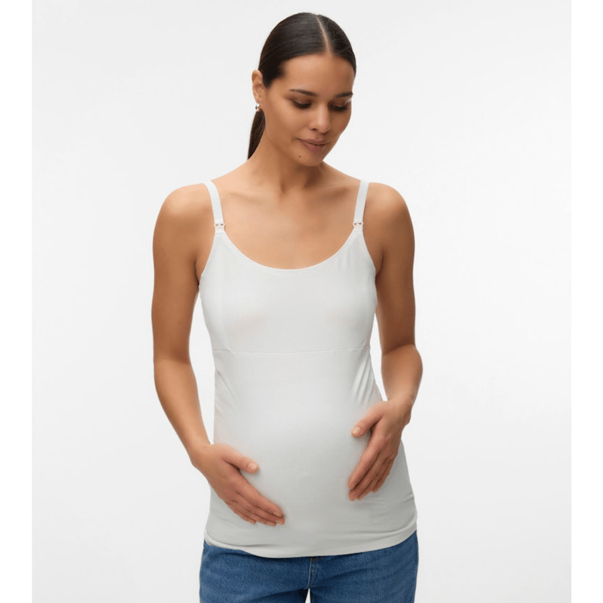Mamalicious - Mamma-singlet 2-pk Sea Spray/ White - Guttelus.no