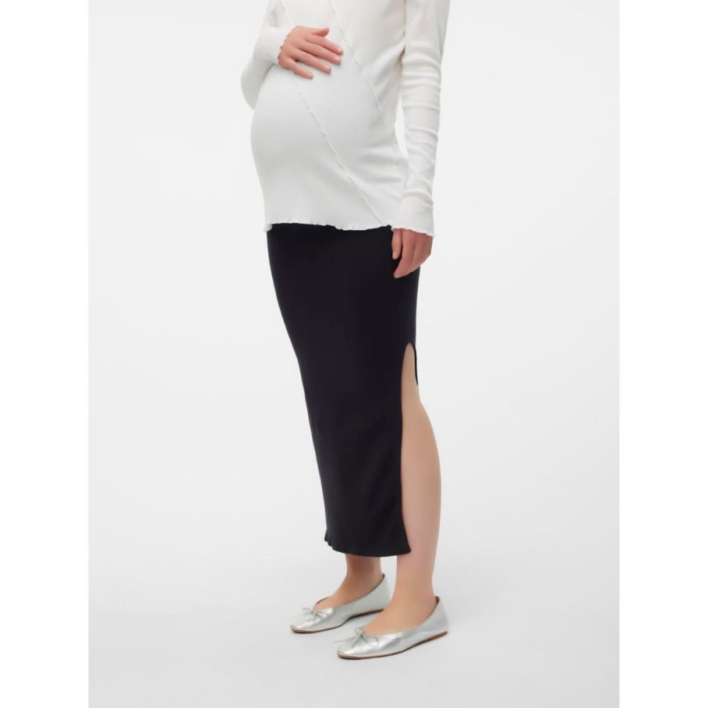 Mamalicious - Mamma-skjørt Alanis Seamless Svart - Guttelus
