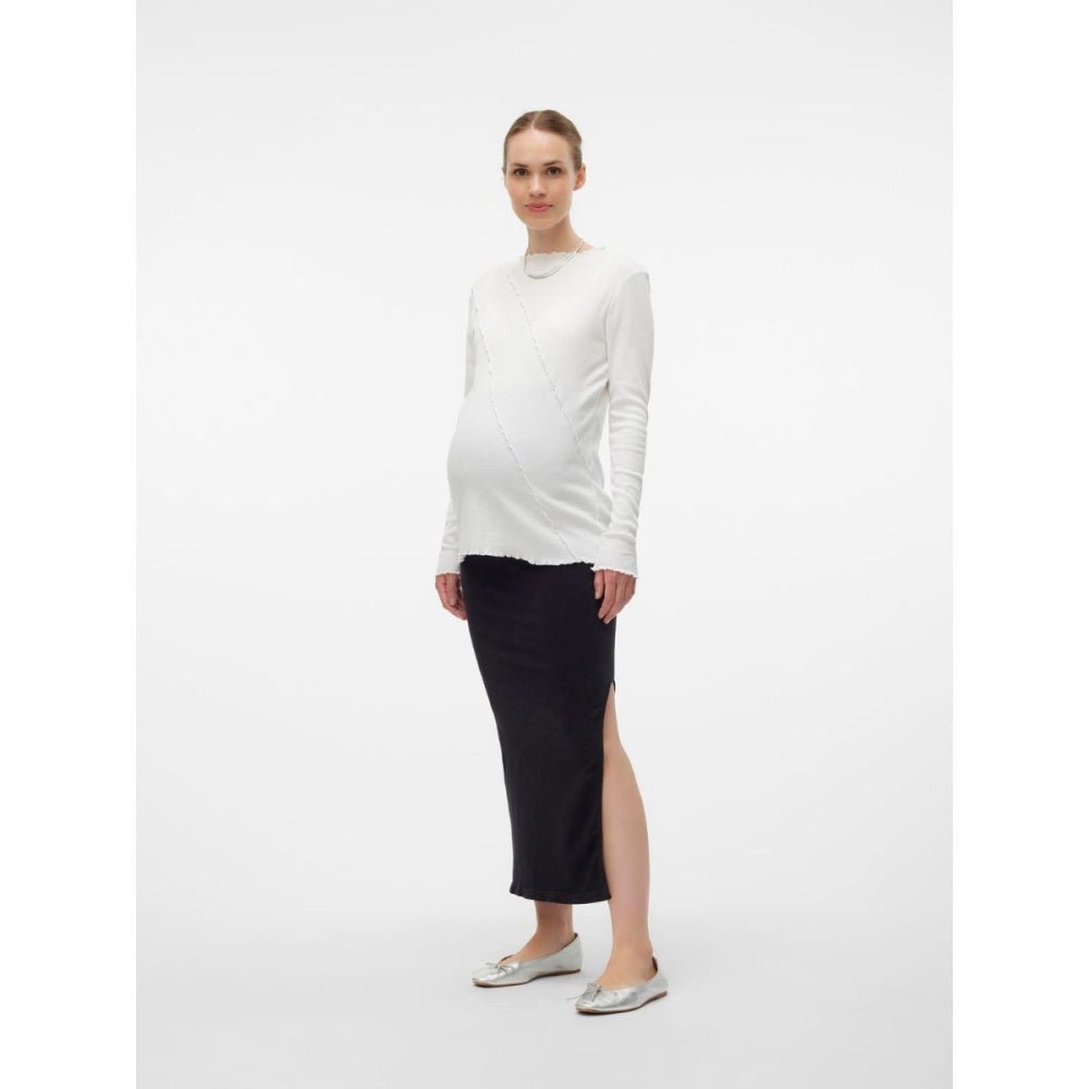 Mamalicious - Mamma-skjørt Alanis Seamless Svart - Guttelus