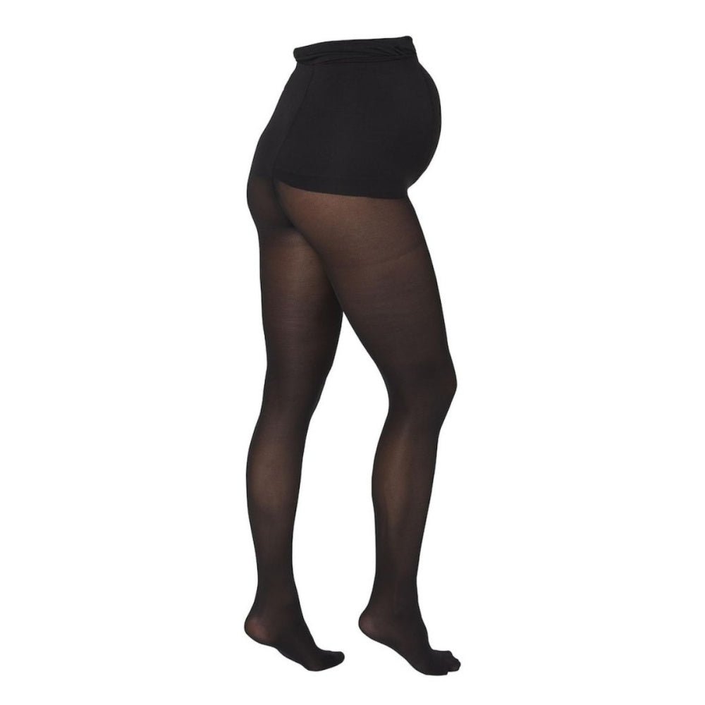 Mamalicious - Mamma-strømpebukse Sabine 2-pk Svart - Guttelus