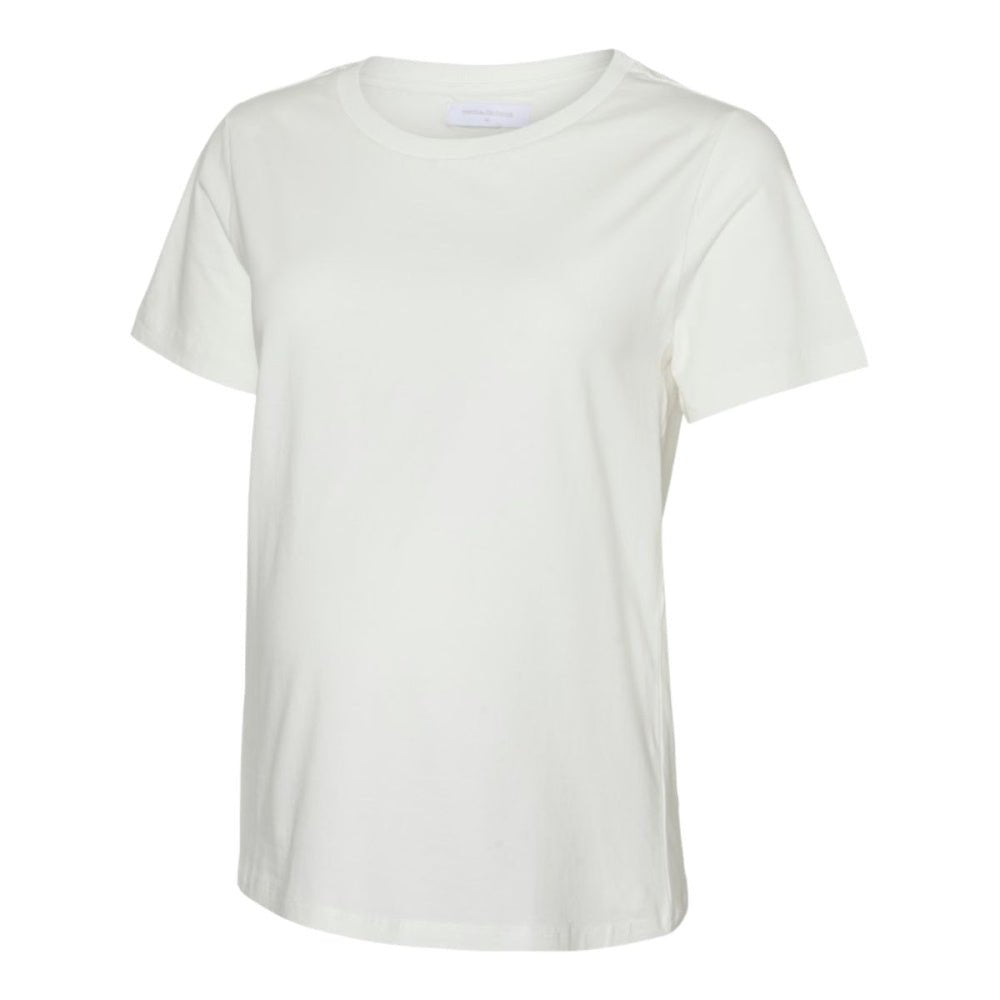 Mamalicious - Mamma-t-skjorte 2-pk Mia Jersey Hvit/ Lys Blå - Guttelus
