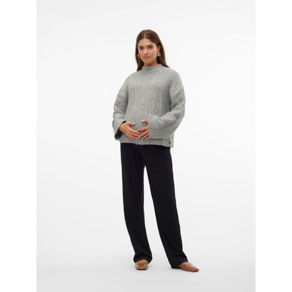 Mamalicious - Mammabukse Straight JRS Svart - Guttelus
