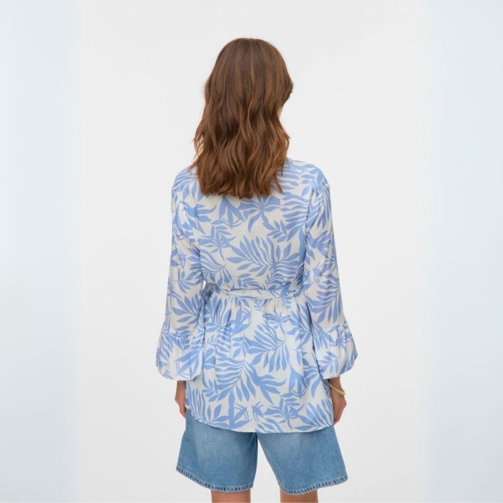 Mamalicious - Mammatopp Jenny White/ Bel Air Blue - Guttelus
