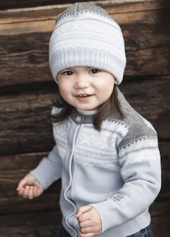 Marius Kids- Marius Cardigan Ull Lyseblå - Guttelus