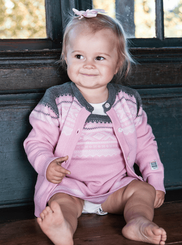 Marius Kids - Marius Cardigan Ull Lyserosa - Guttelus