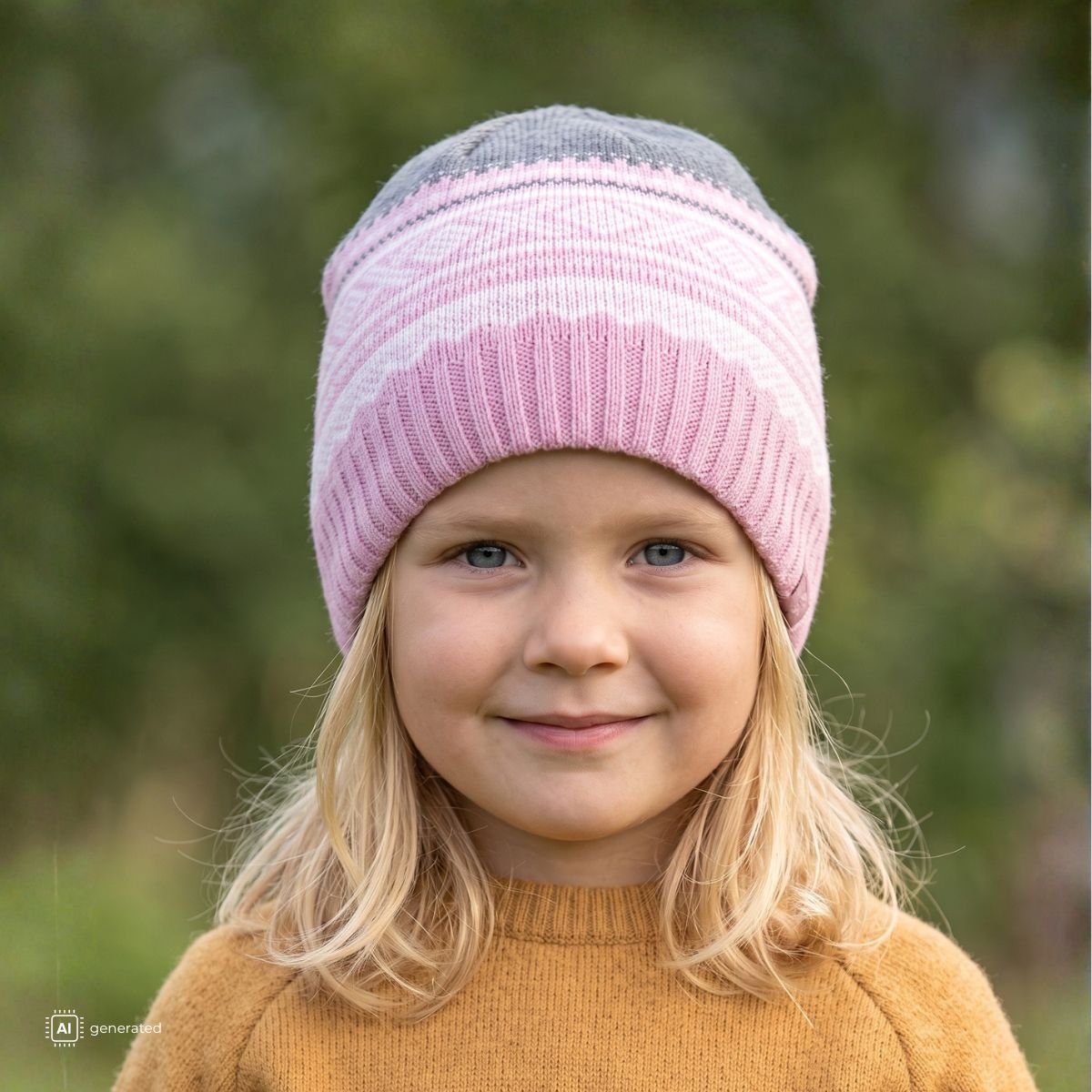 Marius Kids - Marius Lue i Ull Barn Lyserosa - Guttelus