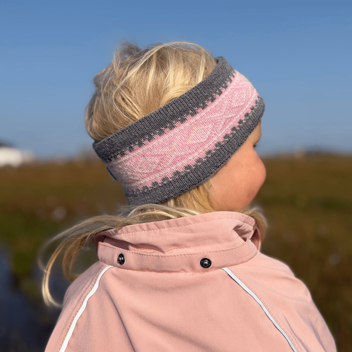 Marius Kids - Marius Pannebånd i Ull Rosa - Guttelus