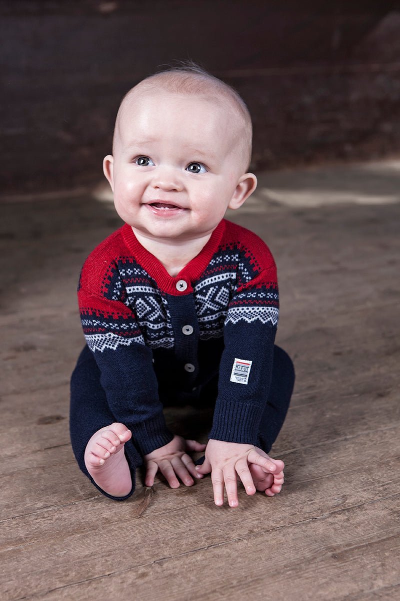 Marius Kids - Marius Ulldress Navy - Guttelus