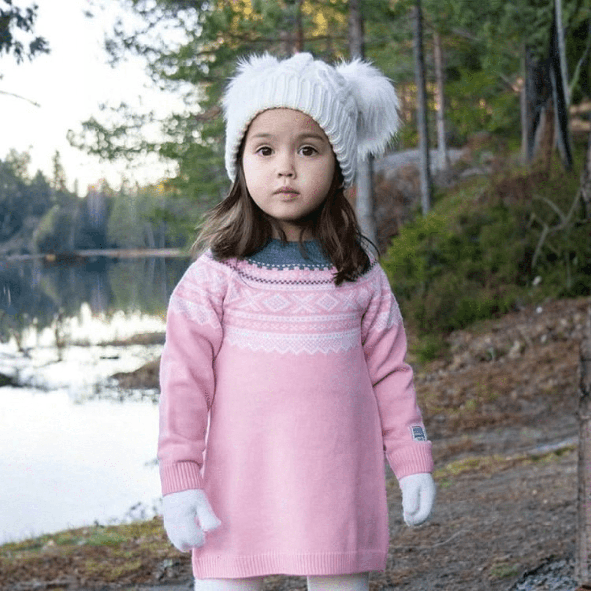Marius Kids - Marius Ullkjole Rundstrikk Rosa - Guttelus