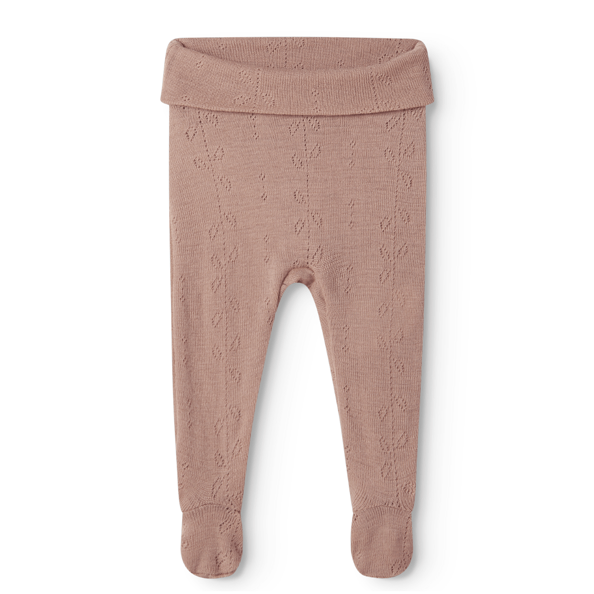 MarMar - Babybukse i Ull Pixa Pointelle Burnt Rose - Guttelus.no