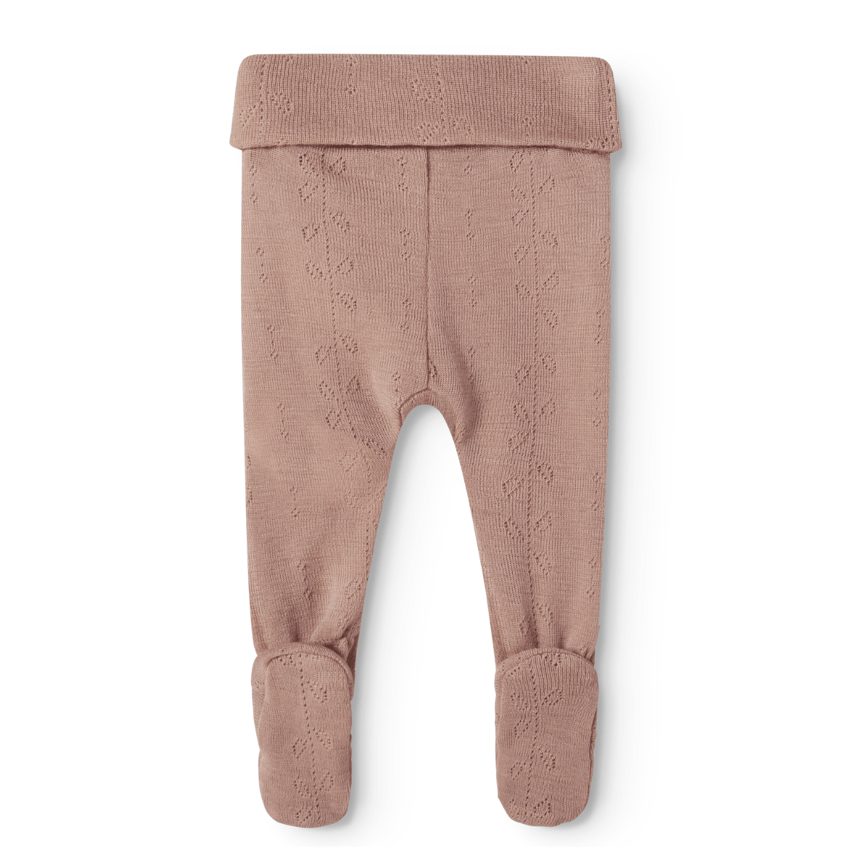 MarMar - Babybukse i Ull Pixa Pointelle Burnt Rose - Guttelus.no