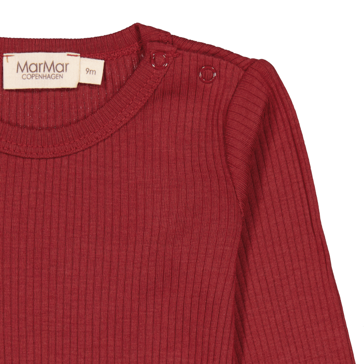 MarMar - Body Jul Plain Modal Hibiscus Red - Guttelus.no