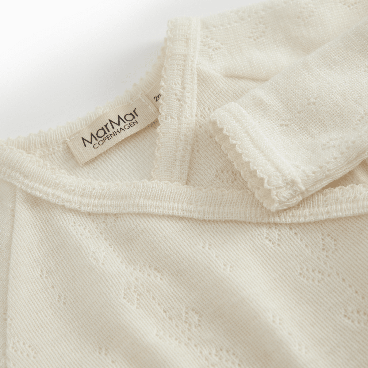 MarMar - Heldress i Ull Pointelle Rula Natural - Guttelus
