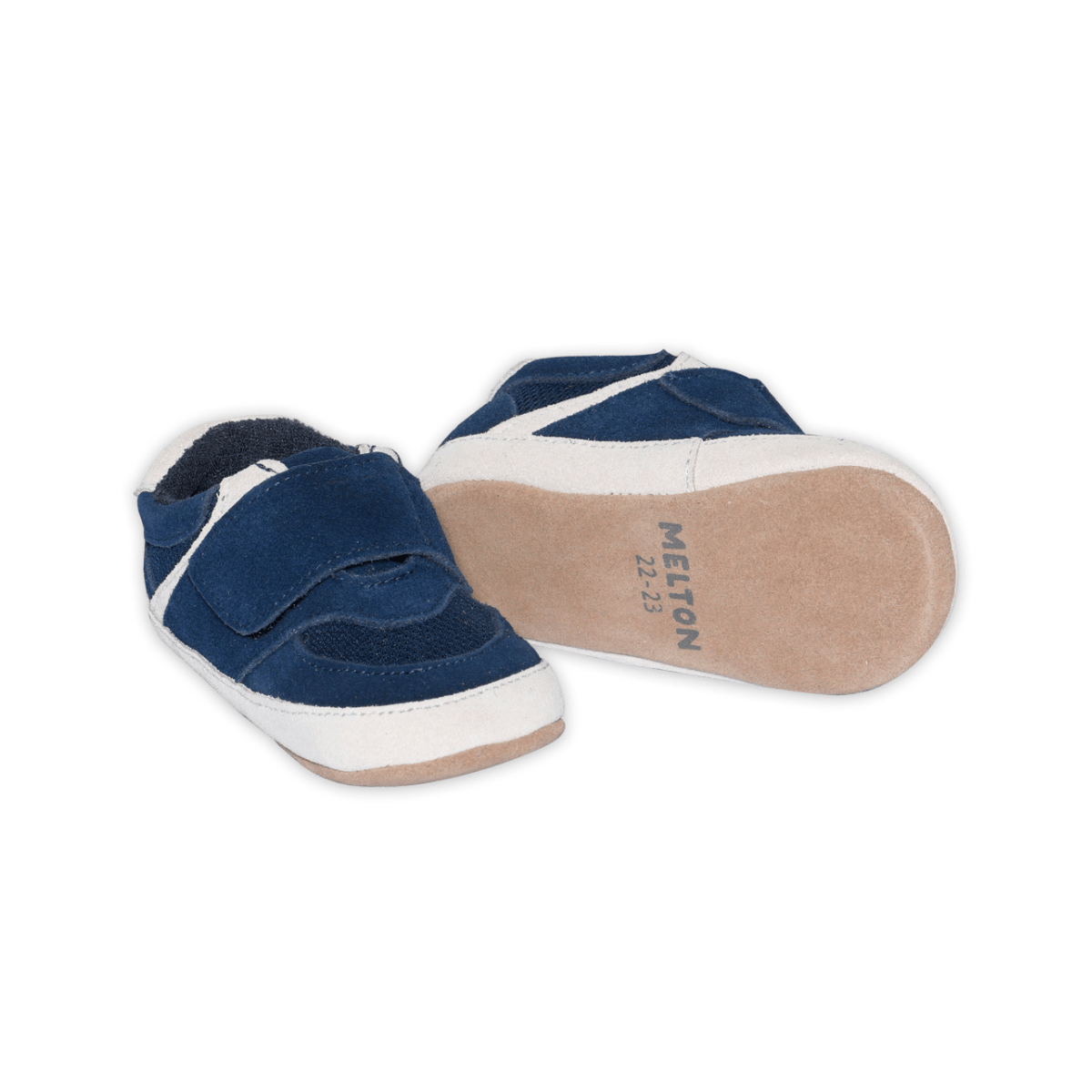 Melton - Sneakerstøfler Suede Marine - Guttelus.no