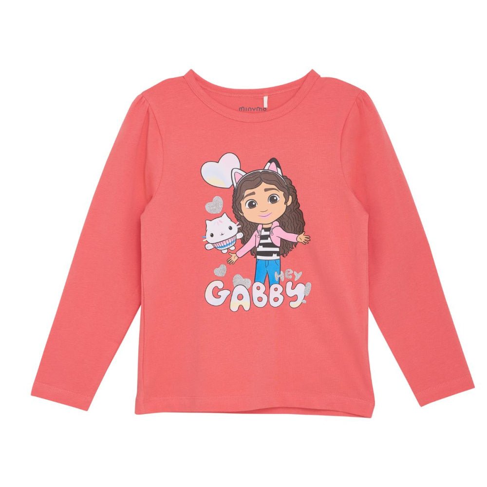 Minymo - Genser Gabby Calypso Coral - Guttelus