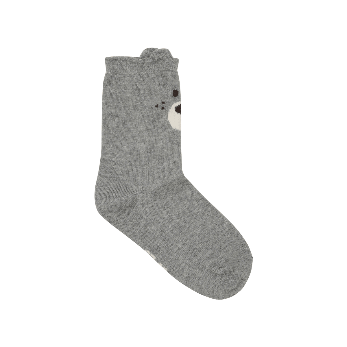 Minymo - Sokker 2-pk Bear Light Grey Melange - Guttelus.no