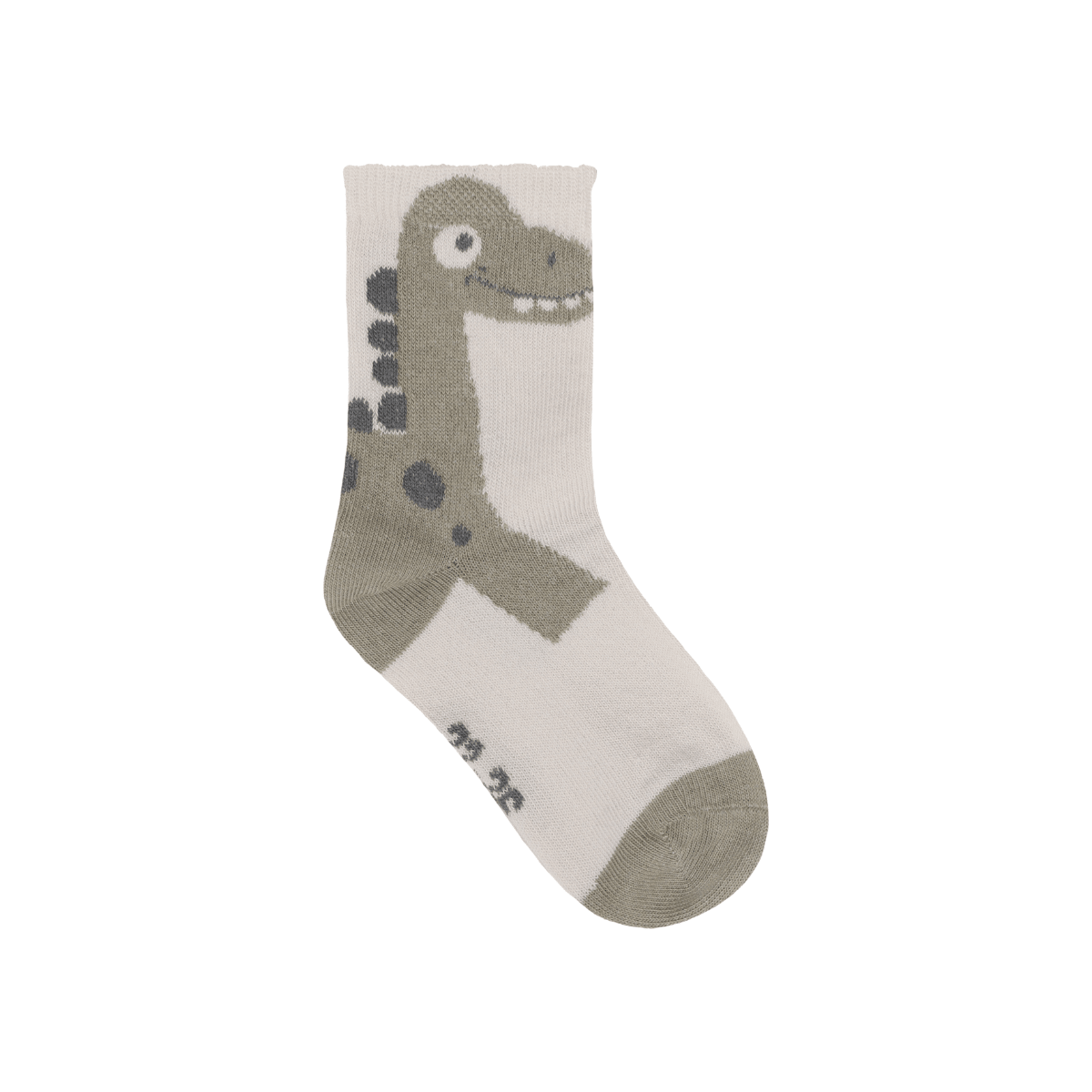 Minymo - Sokker 2-pk Dinosaur Willam Gray - Guttelus.no