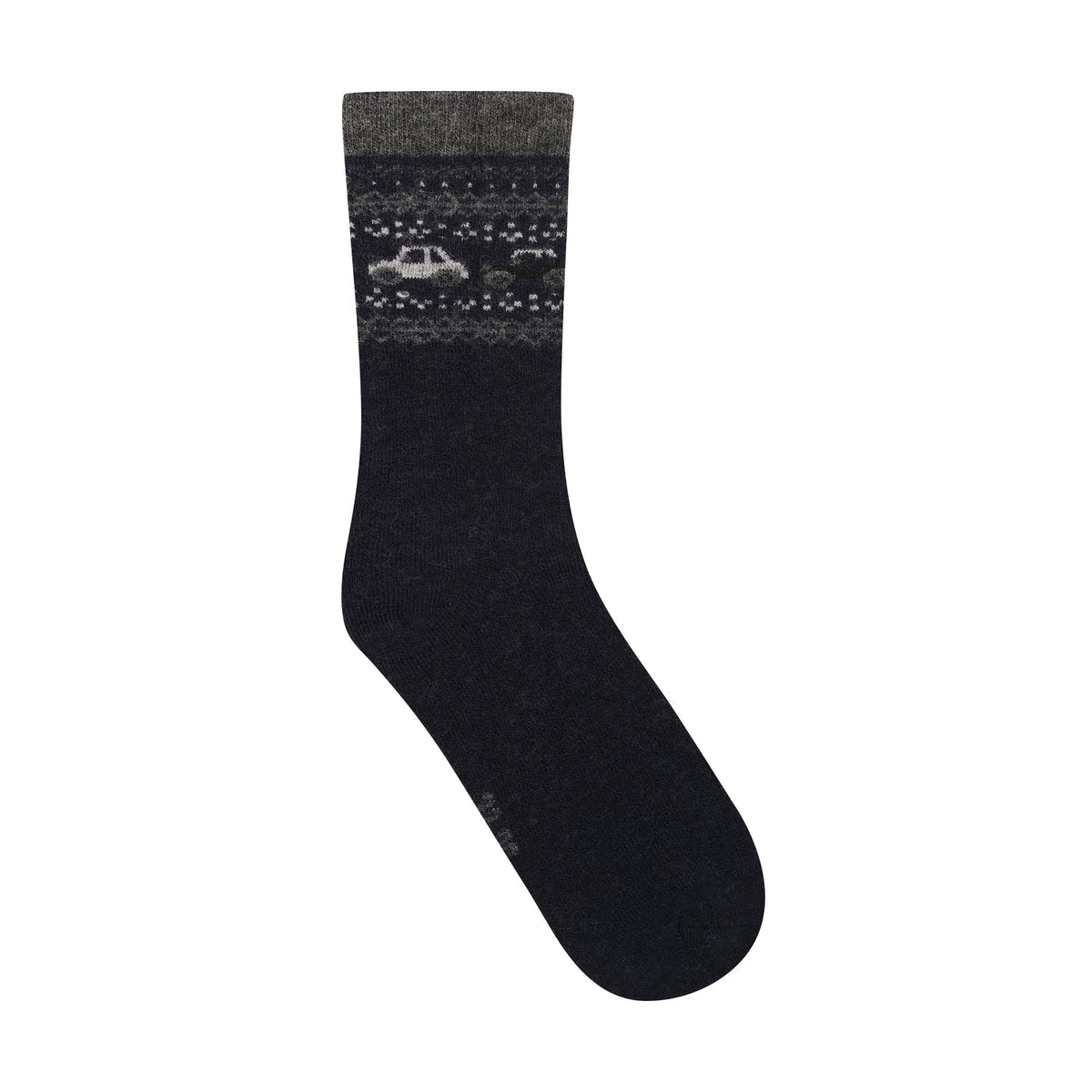 Minymo - Sokker 3-pk i Ull Dark Navy - Guttelus