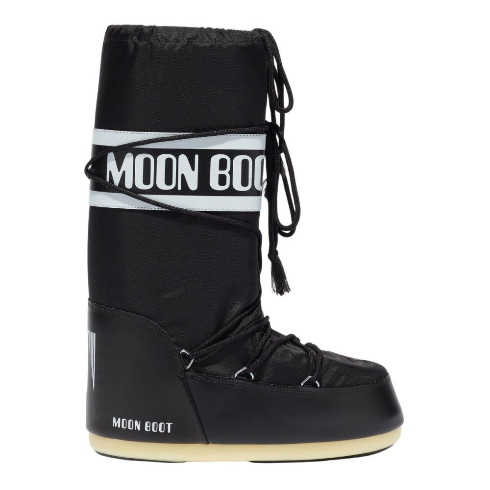 Moon Boot - Icon Nylon Boots Black - Guttelus.no