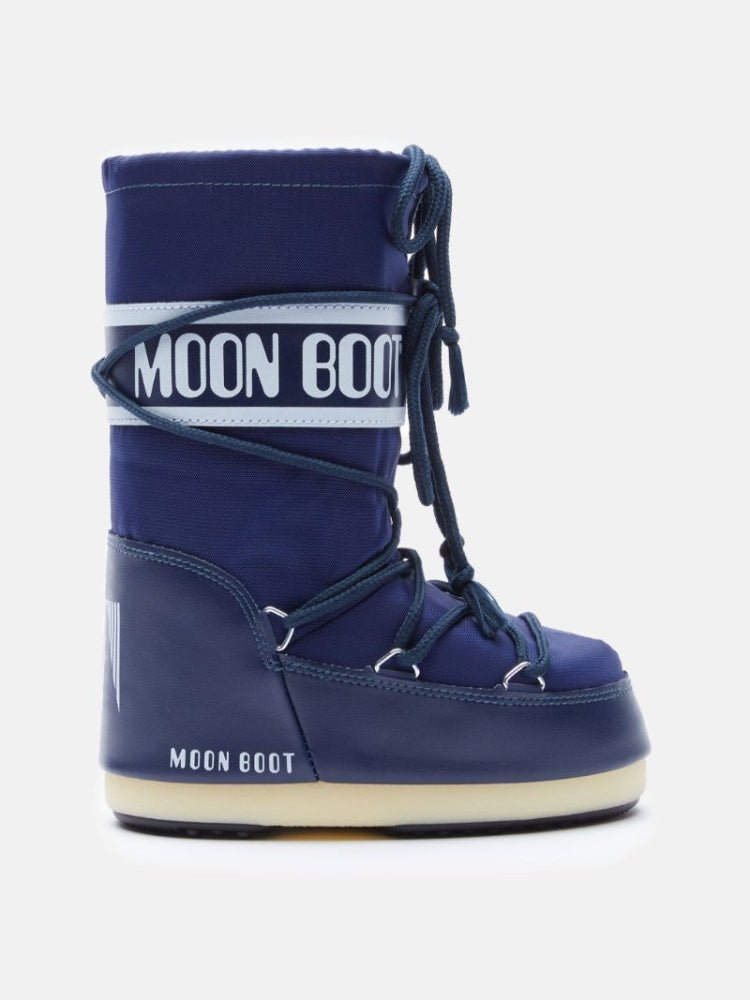 Moon Boot - Icon Nylon Boots Blue - Guttelus.no