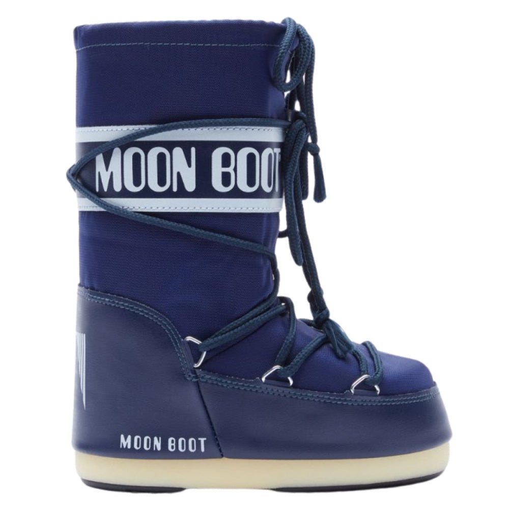 Moon Boot - Icon Nylon Boots Blue - Guttelus.no