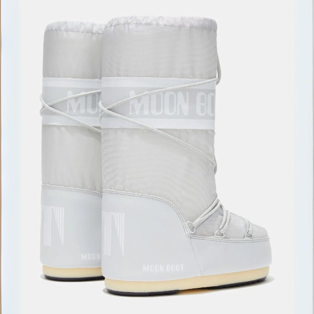 Moon Boot - Icon Nylon Boots Glacier Grey - Guttelus.no