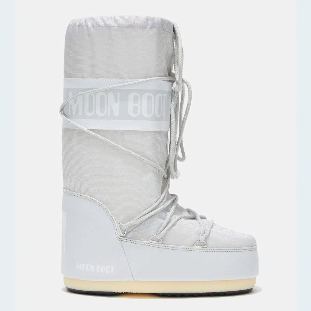 Moon Boot - Icon Nylon Boots Glacier Grey - Guttelus.no