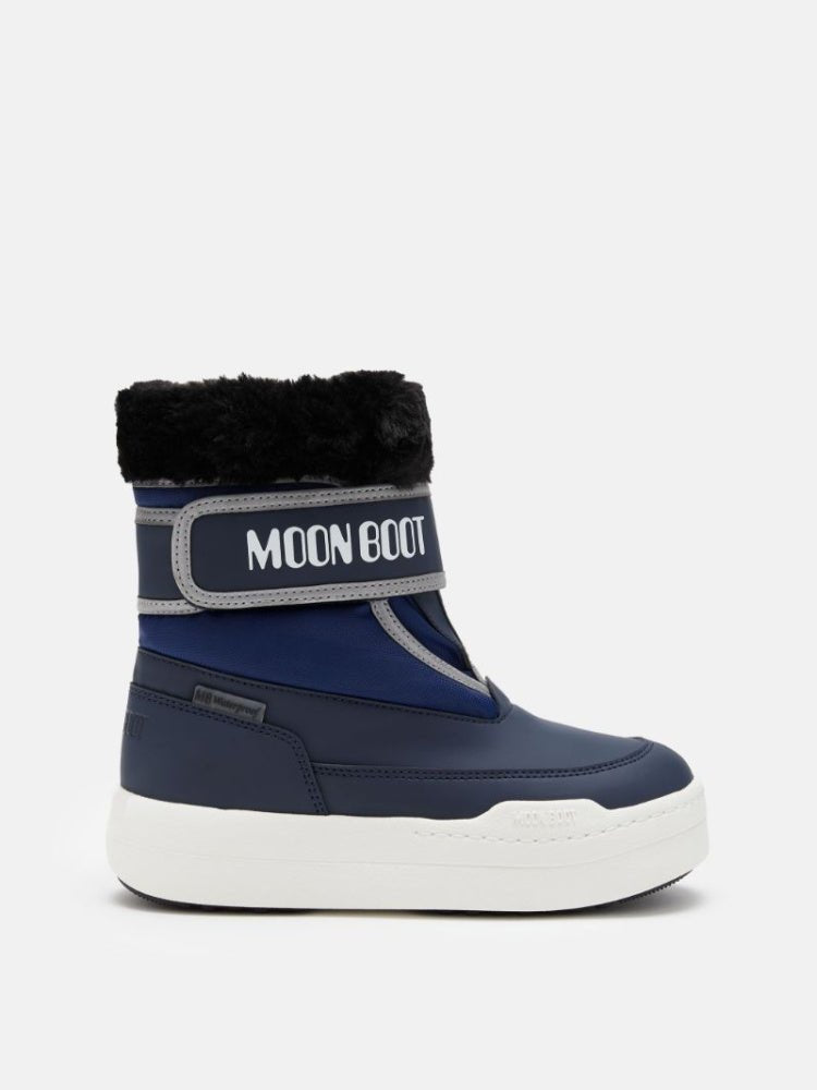Moon Boot - JR Park Strap Boots Blue - Guttelus