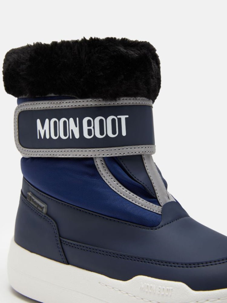 Moon Boot - JR Park Strap Boots Blue - Guttelus