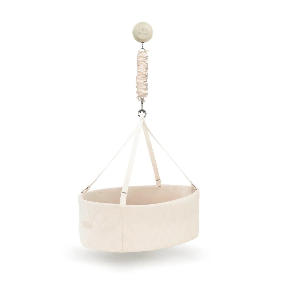 Moonboon - Vugge Oval Cradle + Motor Nature / Warm Sand - Guttelus.no