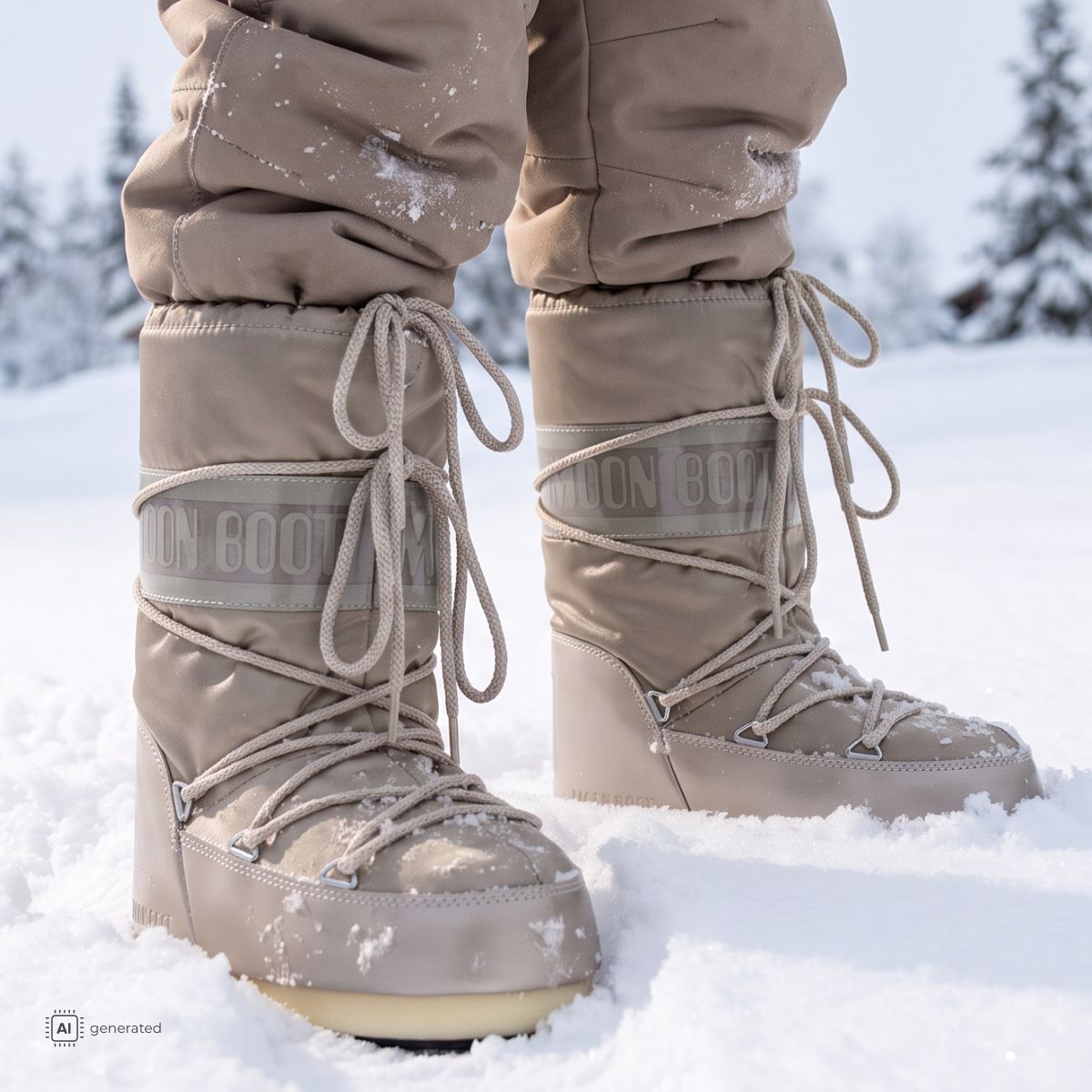 Moon Boot - Icon Glance Boots Platinum