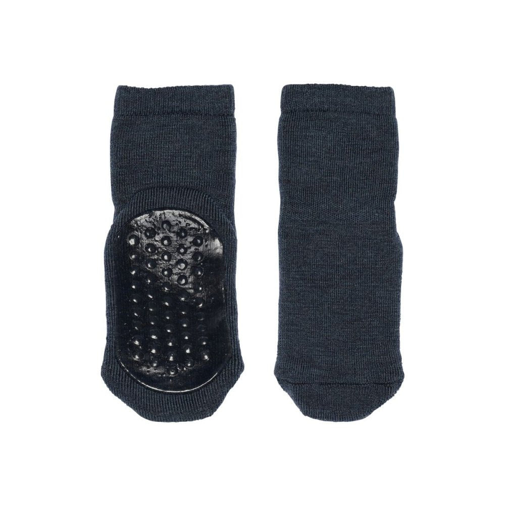 MP - Antisklisokker i Ull Dark Denim Melange - Guttelus.no