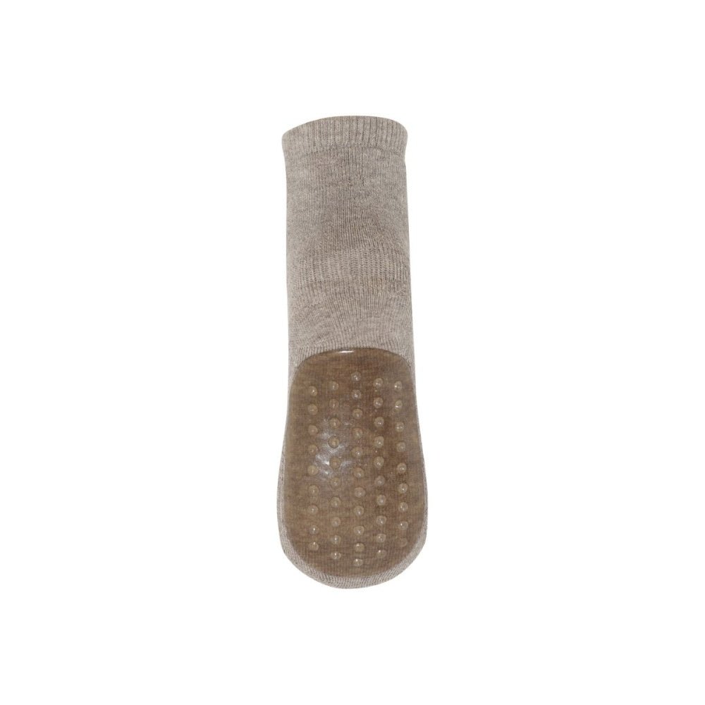 MP - Antisklisokker i Ull Light Brown Melange - Guttelus