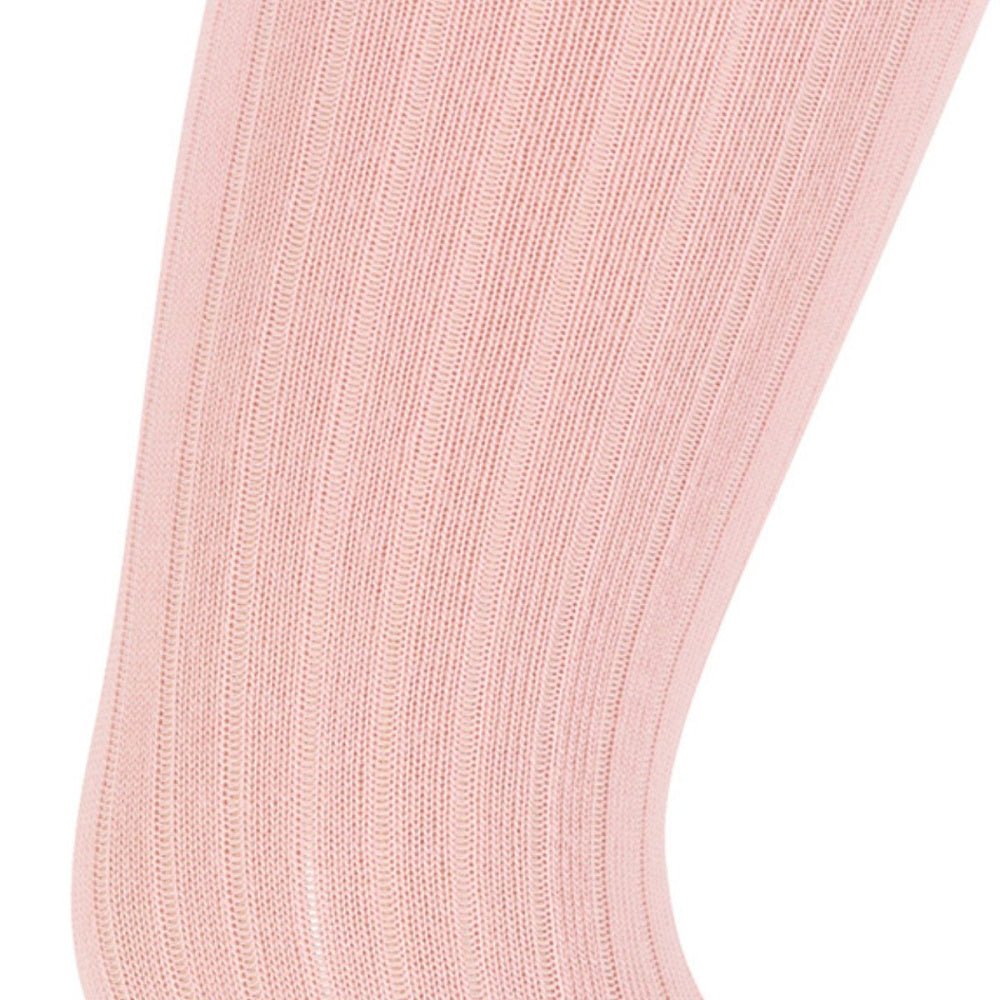 MP - Basic Strømpebukse i Ull Ribb Silver Pink - Guttelus