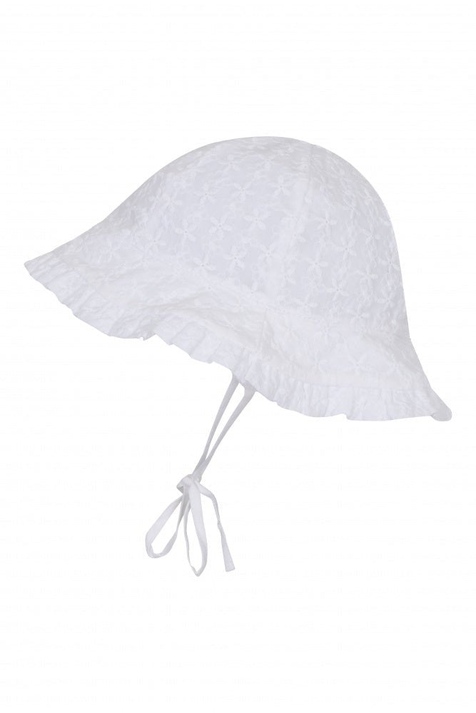 MP - Solhatt UV Flora Bell Hvit - Guttelus