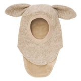 Huttelihut - Balaclava Ullfleece Kaninører Sand Melange