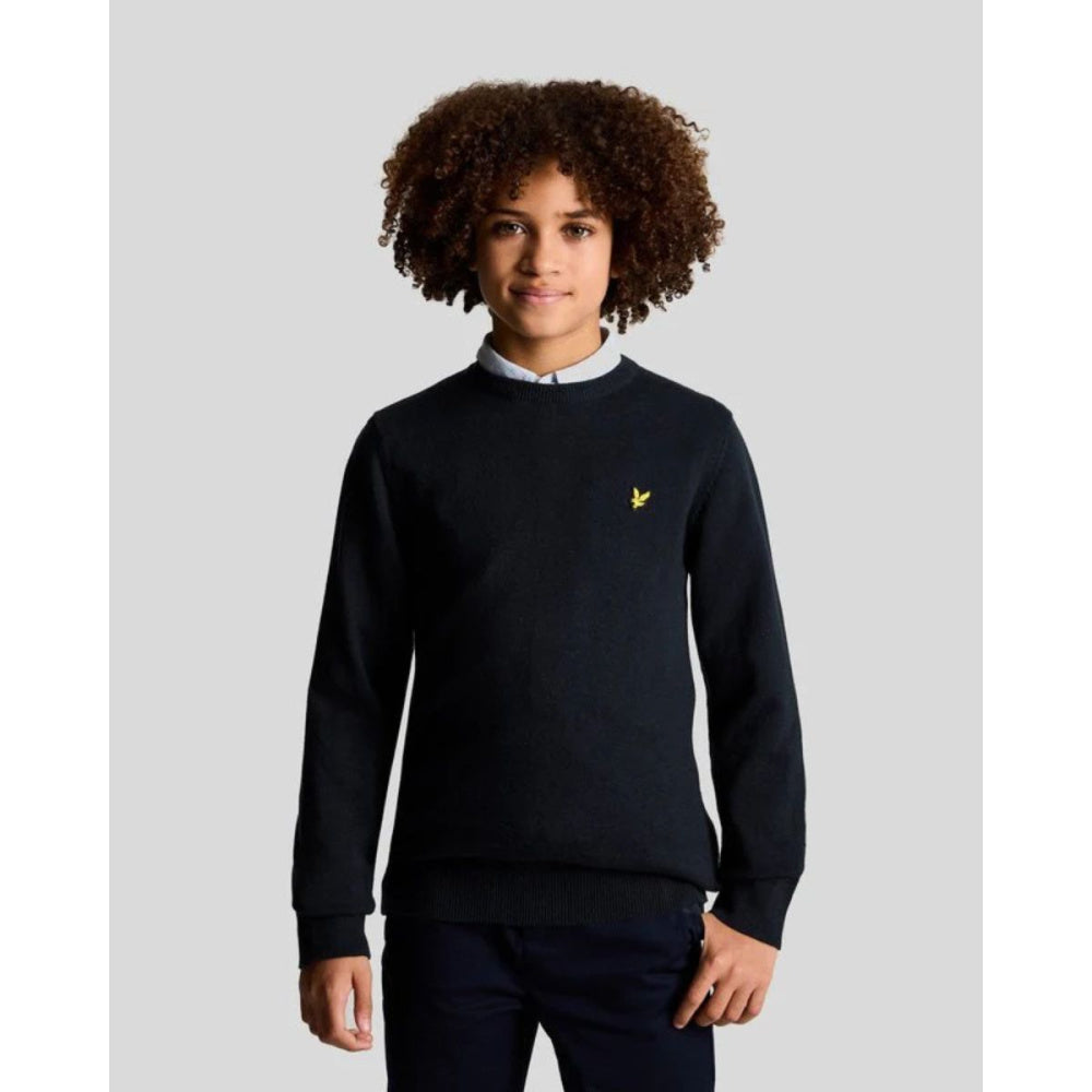 Lyle & Scott - Genser Crew Neck Dark Navy