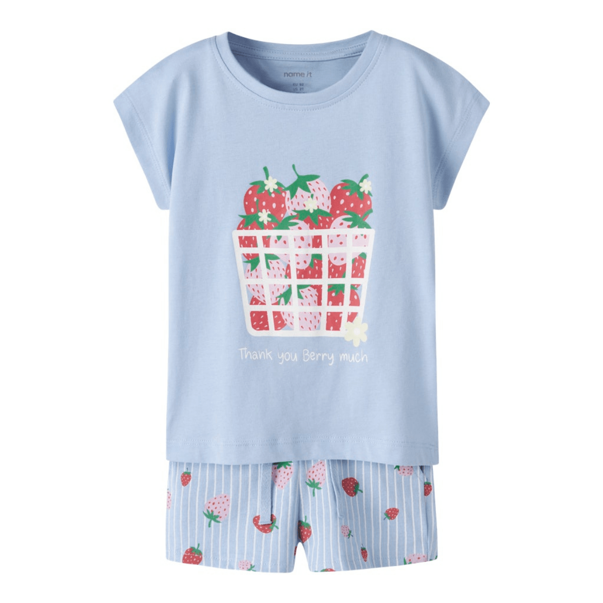 Name It - 2-delt sommersett Vigea Chambray Blue - Guttelus.no
