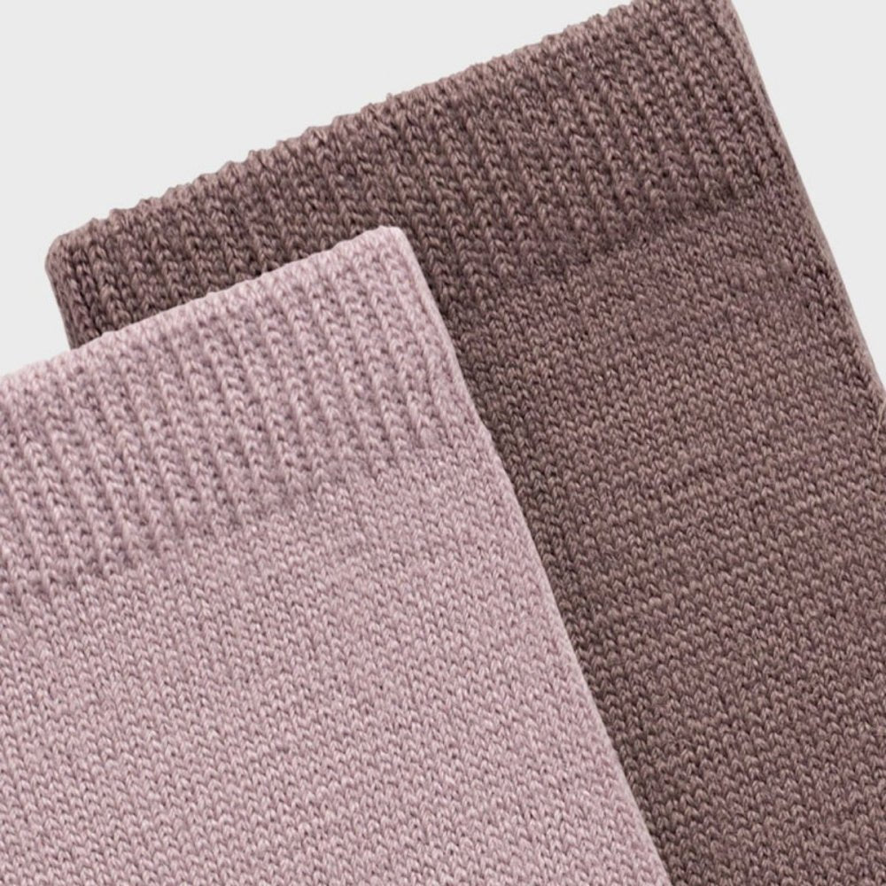 Name It - 2 Pk Ullsokker Wakta Purple Dove/ Sparrow - Guttelus