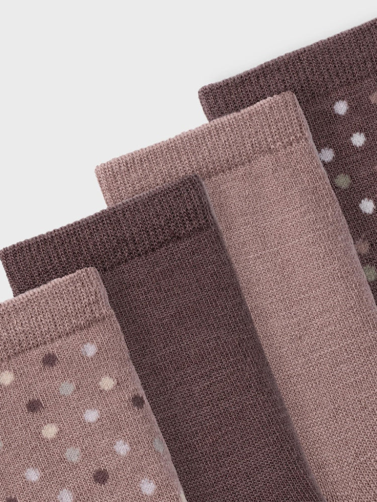 Name It - 4 Pk Ullsokker Wak Antler - Guttelus.no