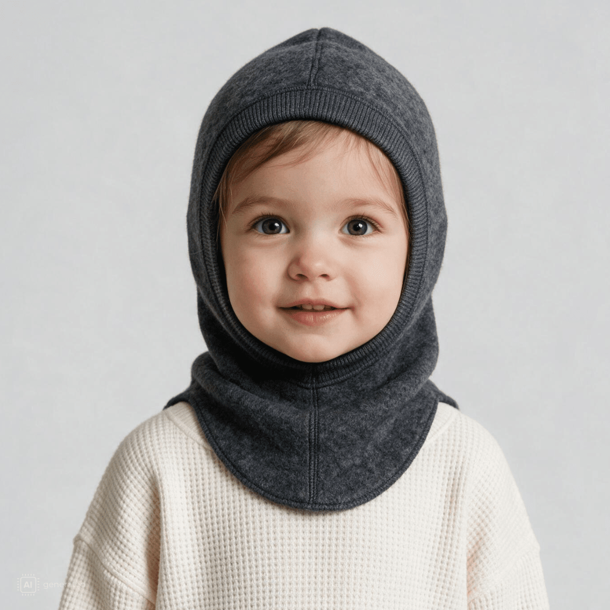 Name It - Balaclava Ullfleece Baby Wmino Ombre Blue - Guttelus