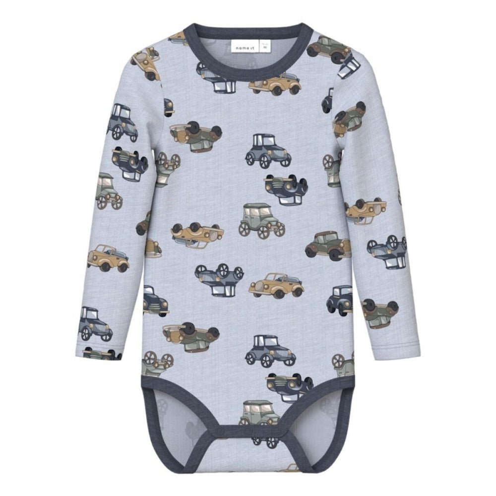 Name It - Body Ull Wang Cars Gray Dawn AOP - Guttelus
